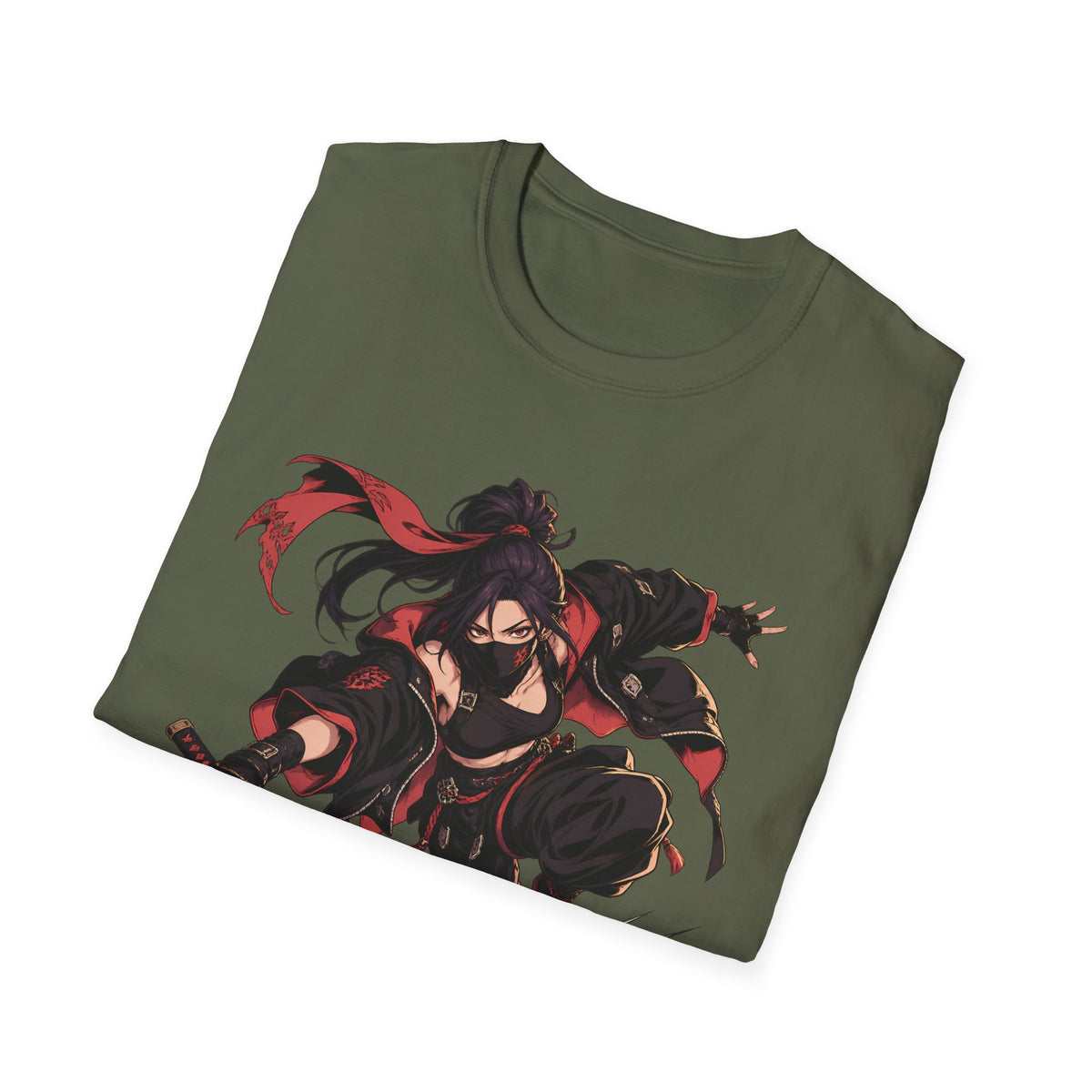 SHING! | Rooftop Samurai Girl | Japanese Anime Style Fight Shirt