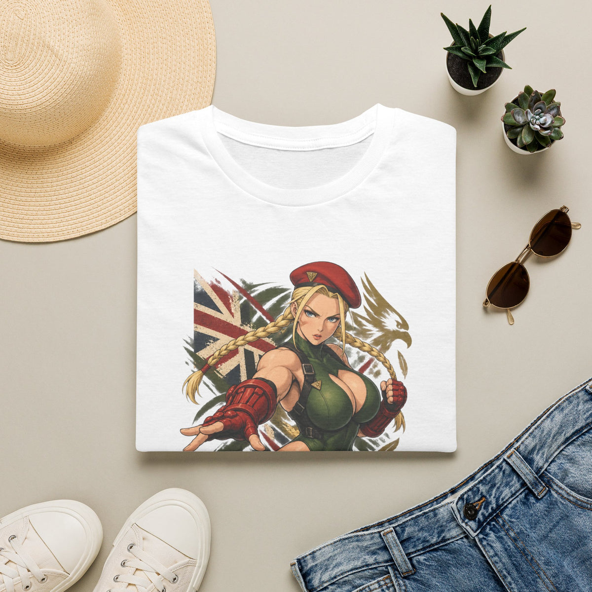Street Fighter Cammy | Sexy Pin Up Style Graphic Cammy Shirt