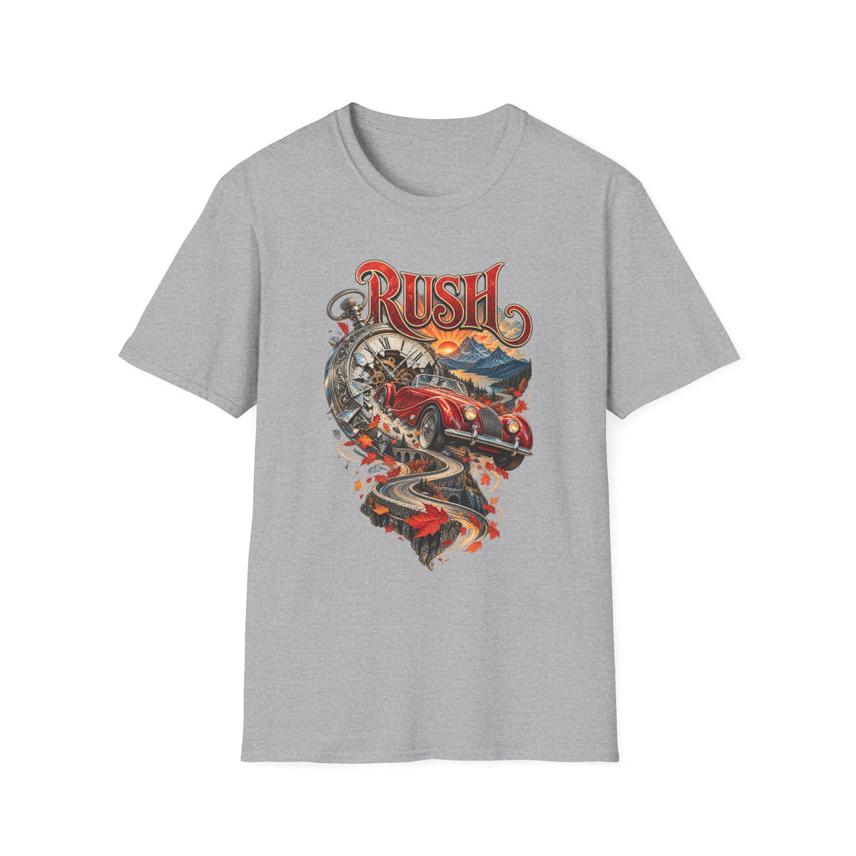 Rush | Prog Band | Red Barchetta | Graphic T-Shirt