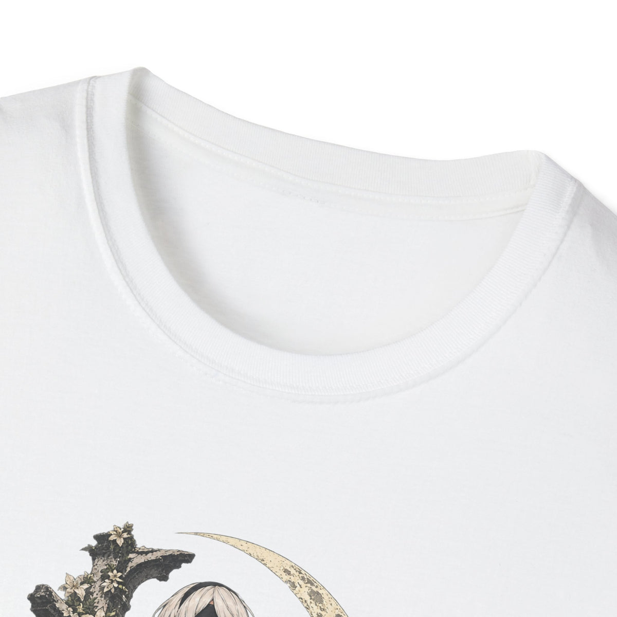 2B | Nie: Automata | Anime Gothic Warrior Moonlight Pin Up T-Shirt