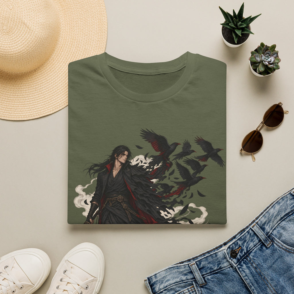 Dark Samurai | Raven Warrior Spirit | Graphic T Shirt