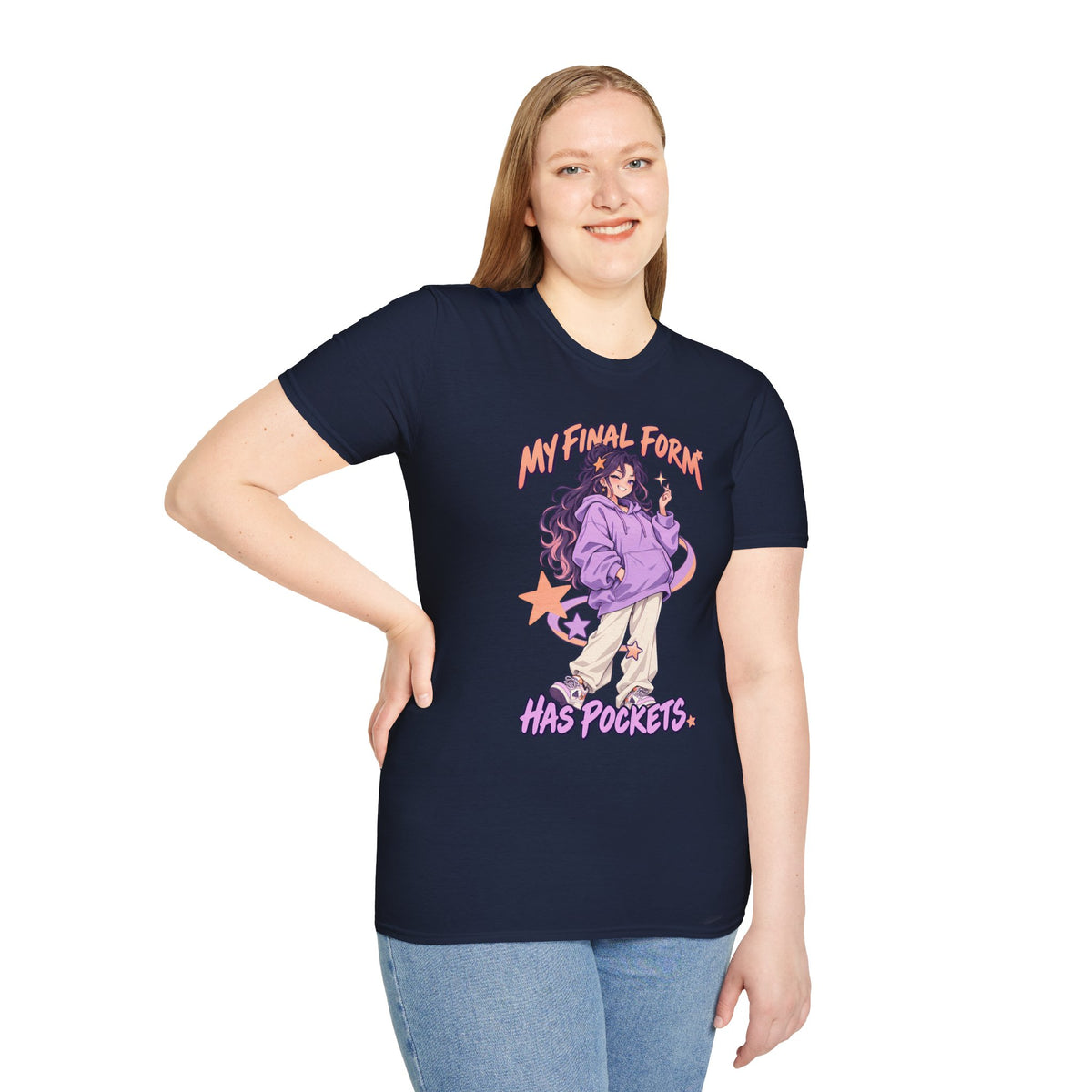 My Final Form Has Pockets | Cute Anime Girl Graphic Tee