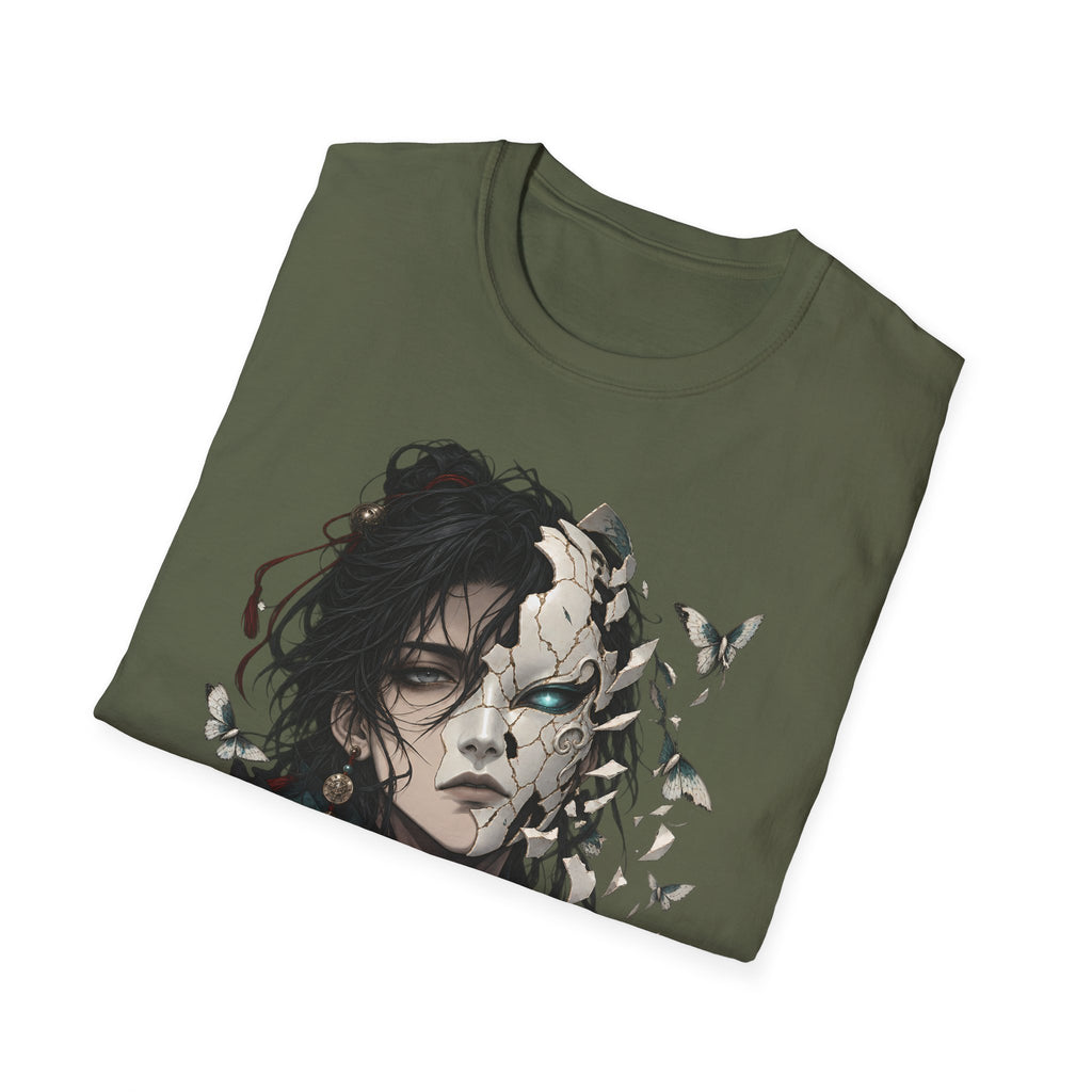 Mask Unfurls | Japanese Anime Style Mask Graphic Shirt