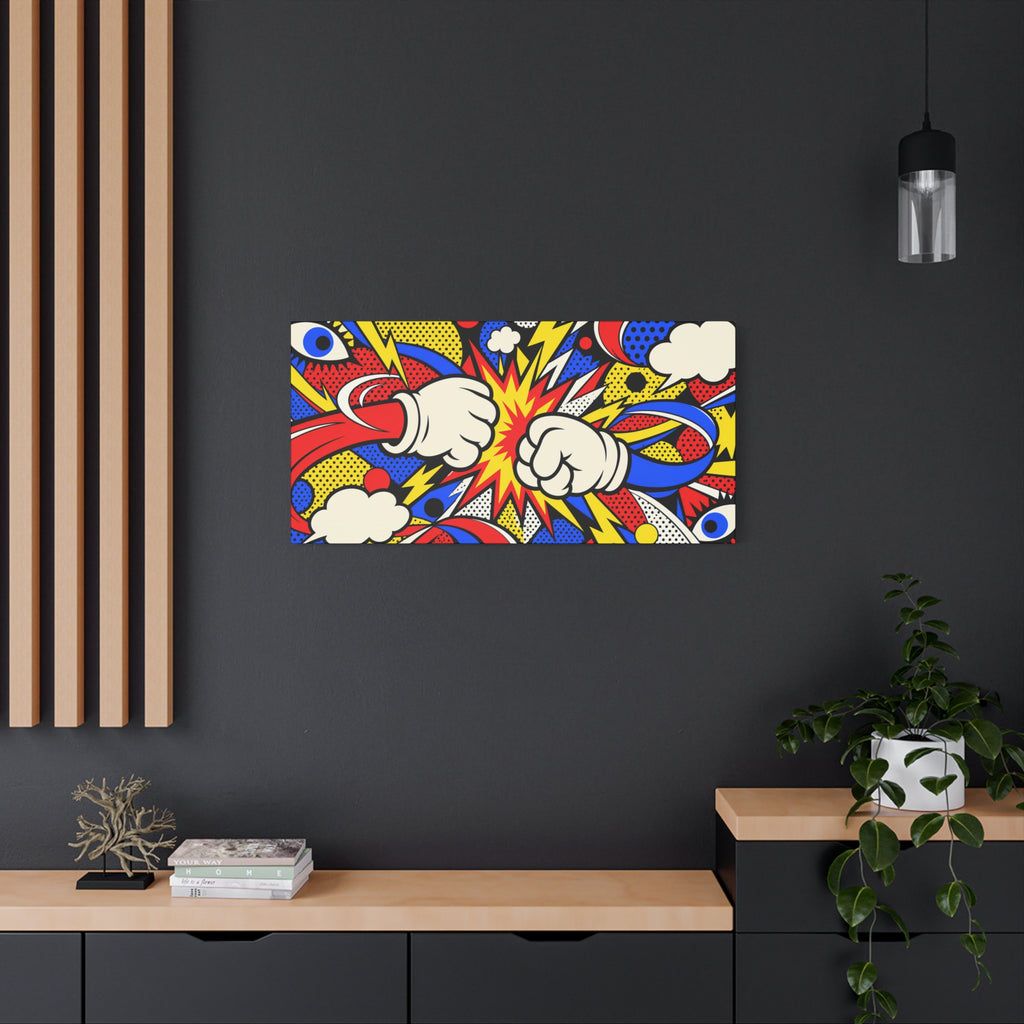 Wall art | Comic Impact: Bold Comic Pop Art Print