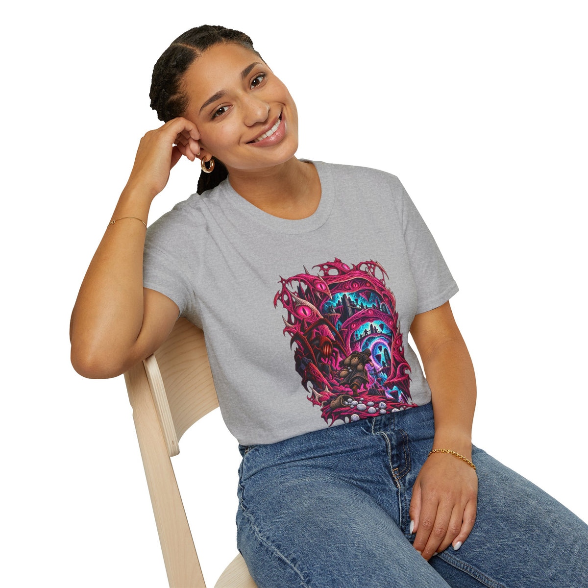 Abyssal Runecrafting | OSRS | Runescape | Psychedelic Portal Graphic T-Shirt