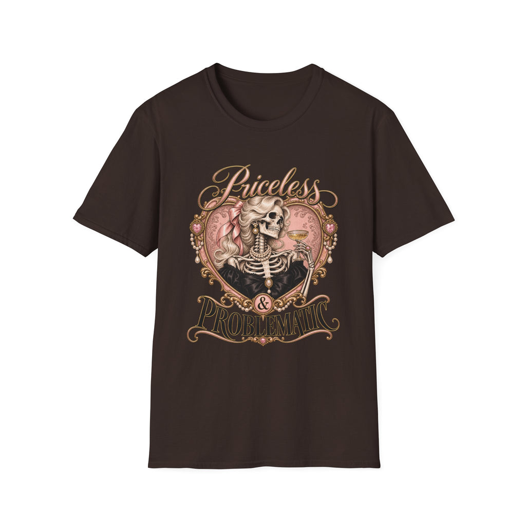 Priceless & Problematic Skeleton Heart Tee