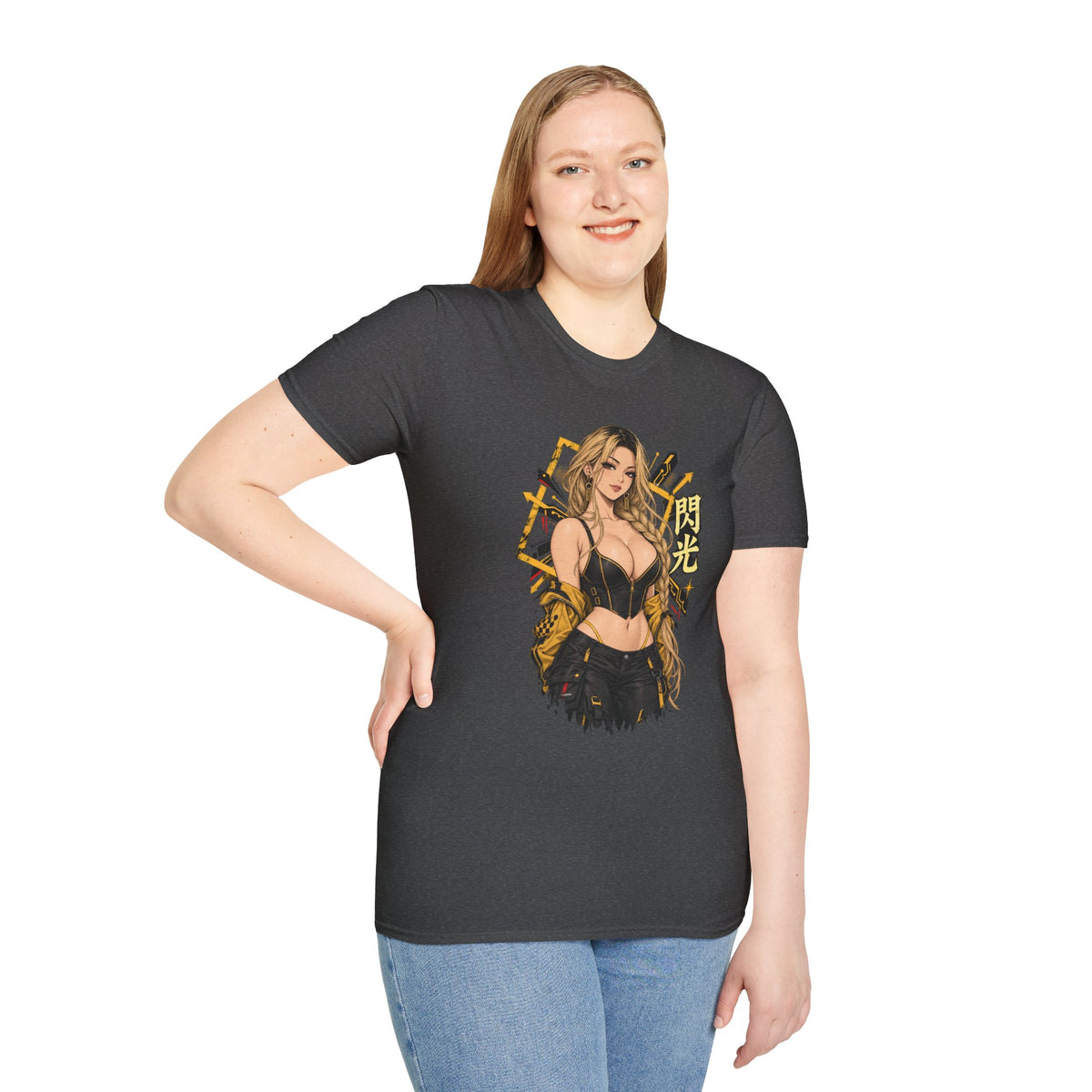 Sunny | Sexy Pin Up Golden Samurai Hot Girl T-Shirt