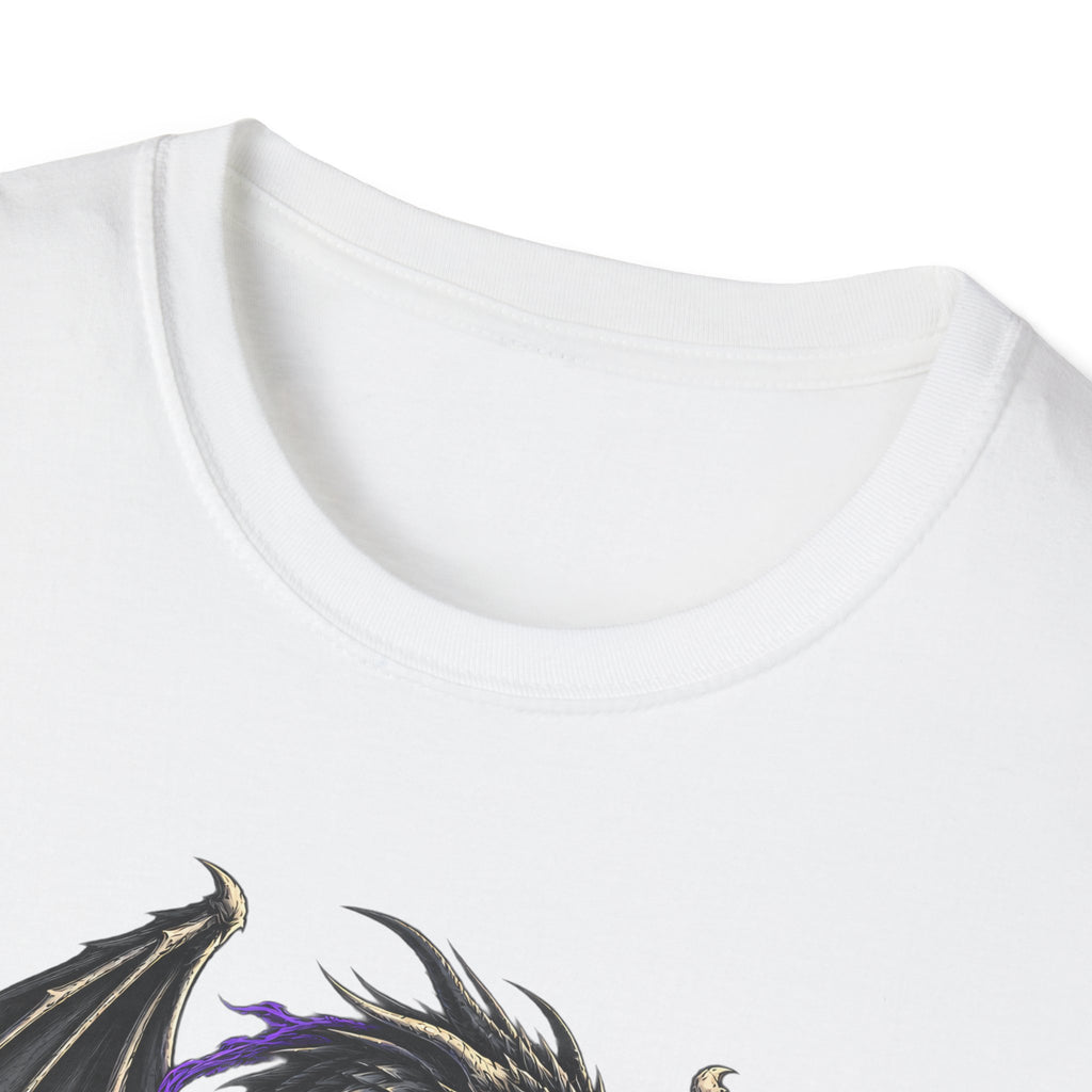 Onyx Storm Dragon T-Shirt | Book Inspired Gothic Lightning Fantasy Tee