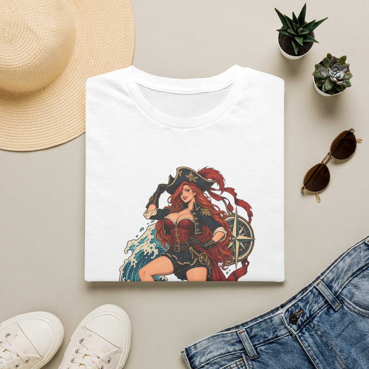Miss Fortune | League of Legends | Sexy Pirate Pin-Up T-Shirt