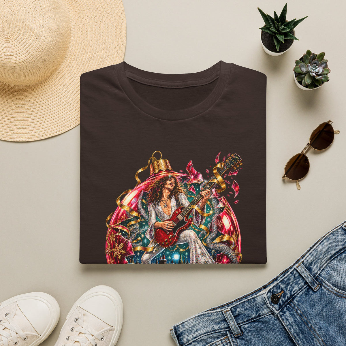 The Darkness | Christmas Glam Rock Band T-Shirt