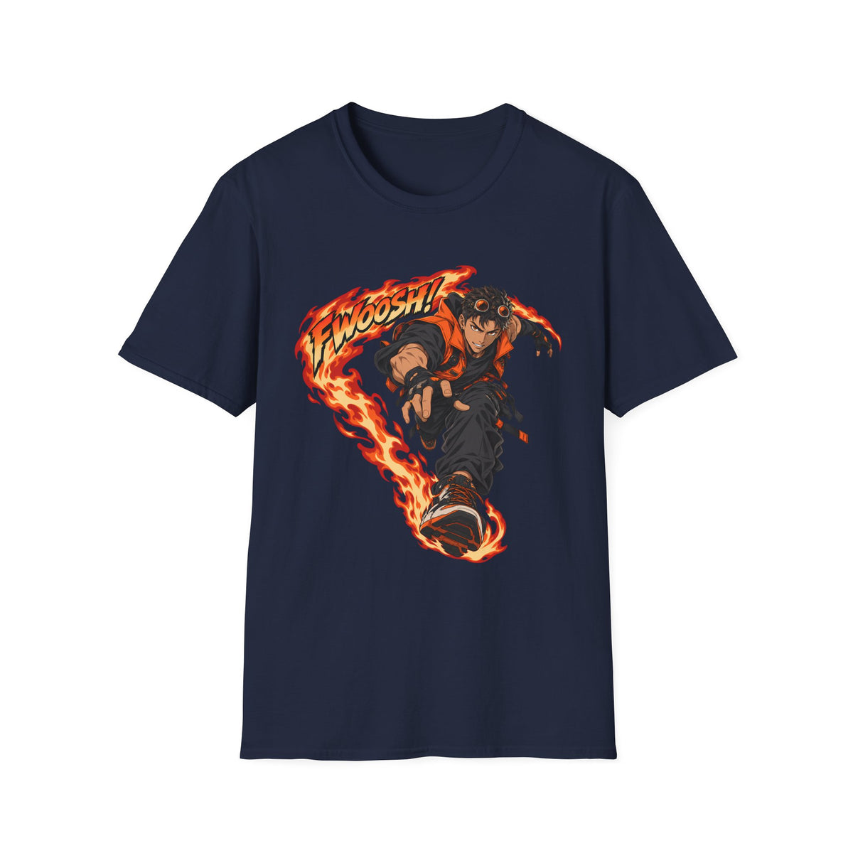 FWOOSH! | Fire Ninja | Japanese Anime Ninja Graphic Shirt