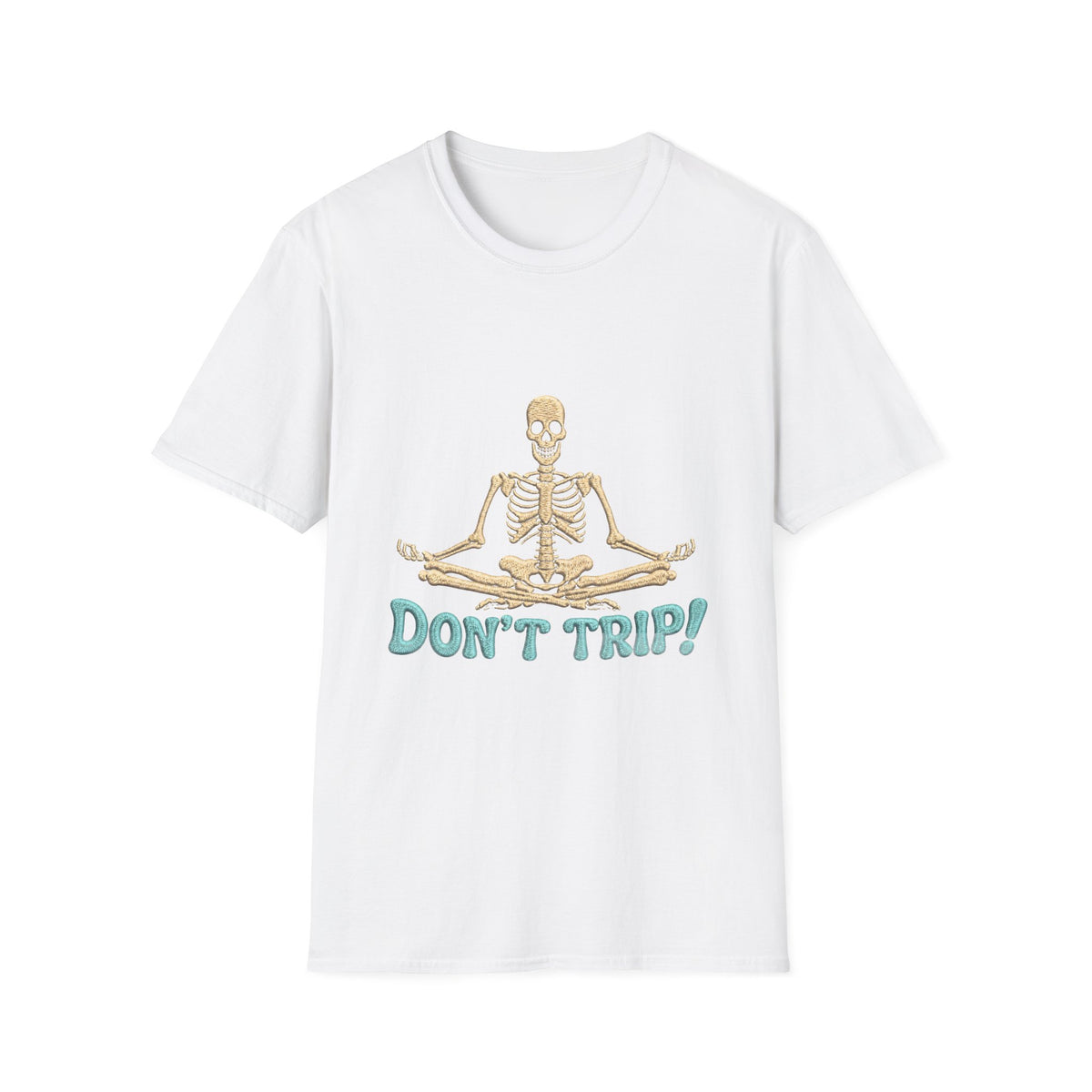 Skeleton Yoga T-Shirt - 'Don't Trip' Funny Skeleton GTA 6 Inspired