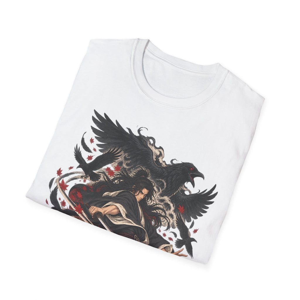 Raven Master | Japanese Samurai | Dark Fantasy T-Shirt