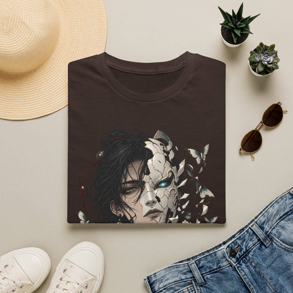 Mask Unfurls | Japanese Anime Style Mask Graphic Shirt