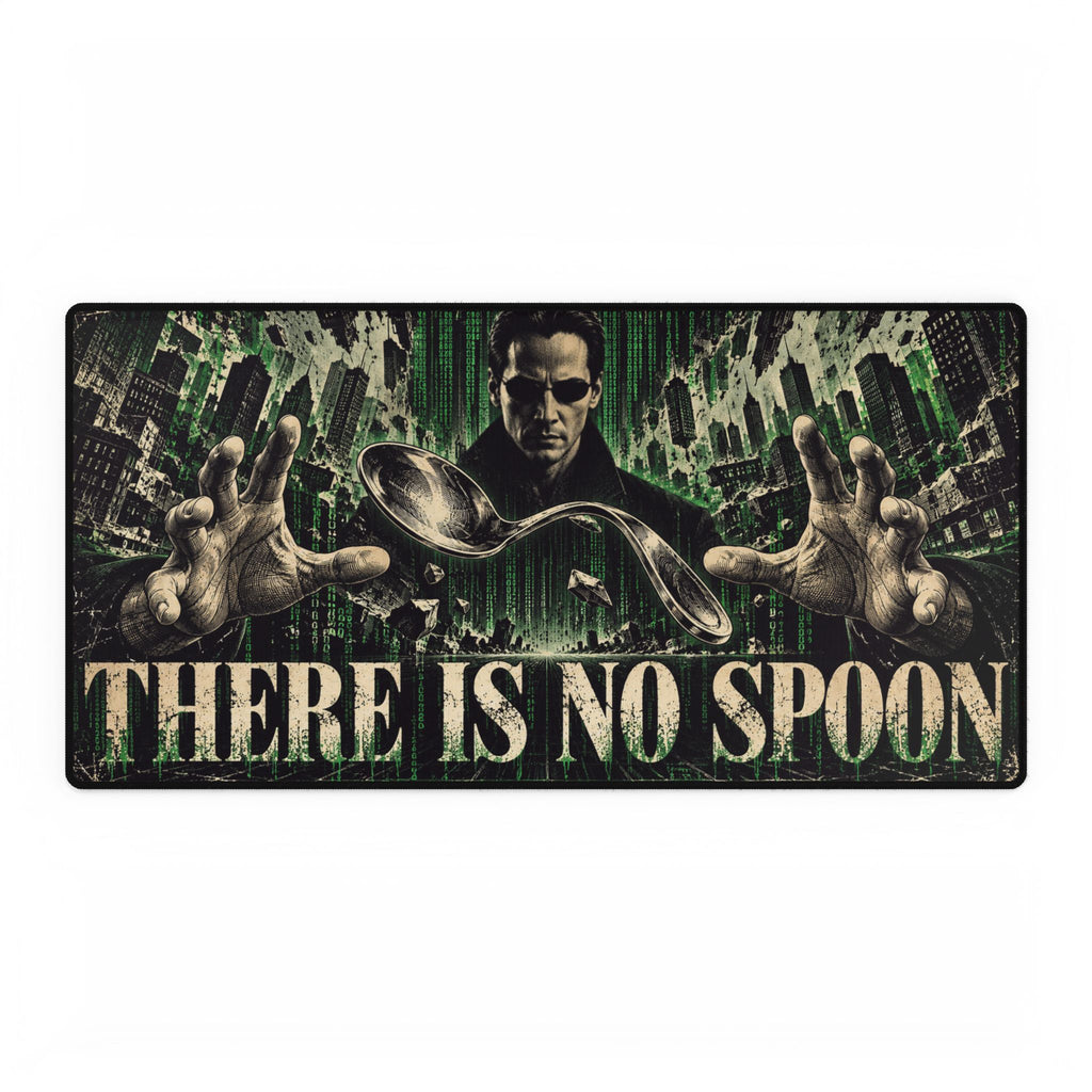 Matrix | There Is No Spoon | Gaming Desk Mat