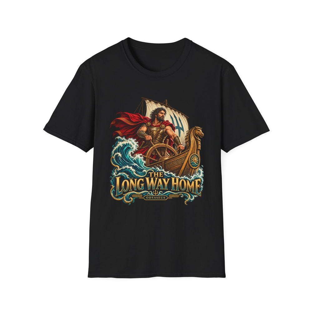 Odysseus Greek Mythology T-Shirt, Odyssey Hero The Long Way Home