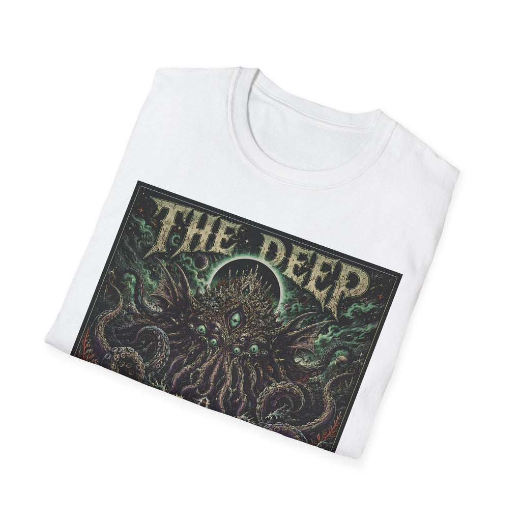 The Deep Remembers T‑Shirt — Cthulhu/Deep Sea Mythos Graphic Tee
