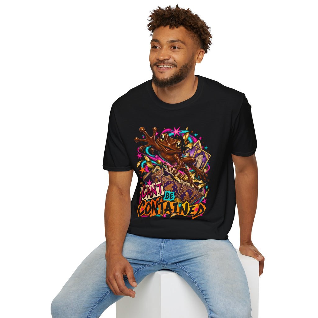 Cant be Contained | Harry Potter Chocolate Frog Graphic T Shirt