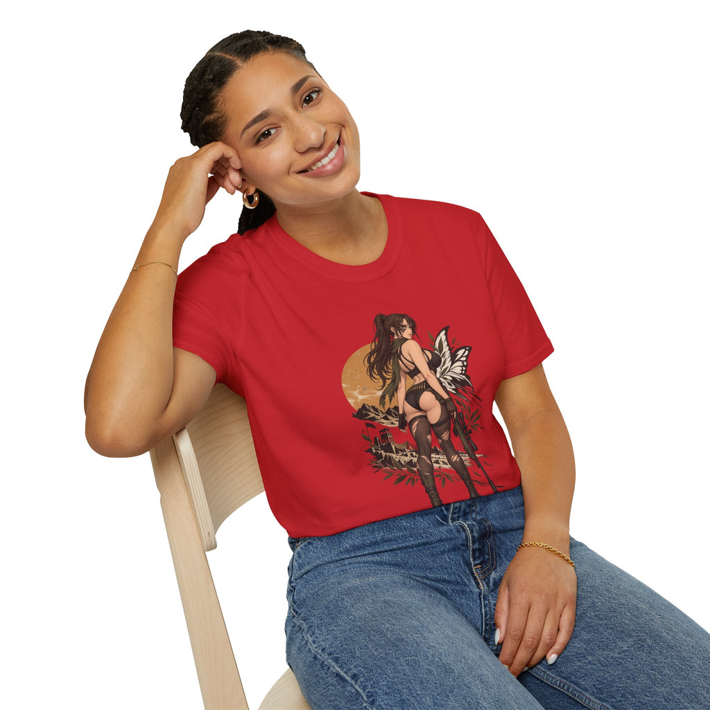 Metal Gear | Quiet | Sexy Pin Up Fantasy Sniper Girl T-Shirt