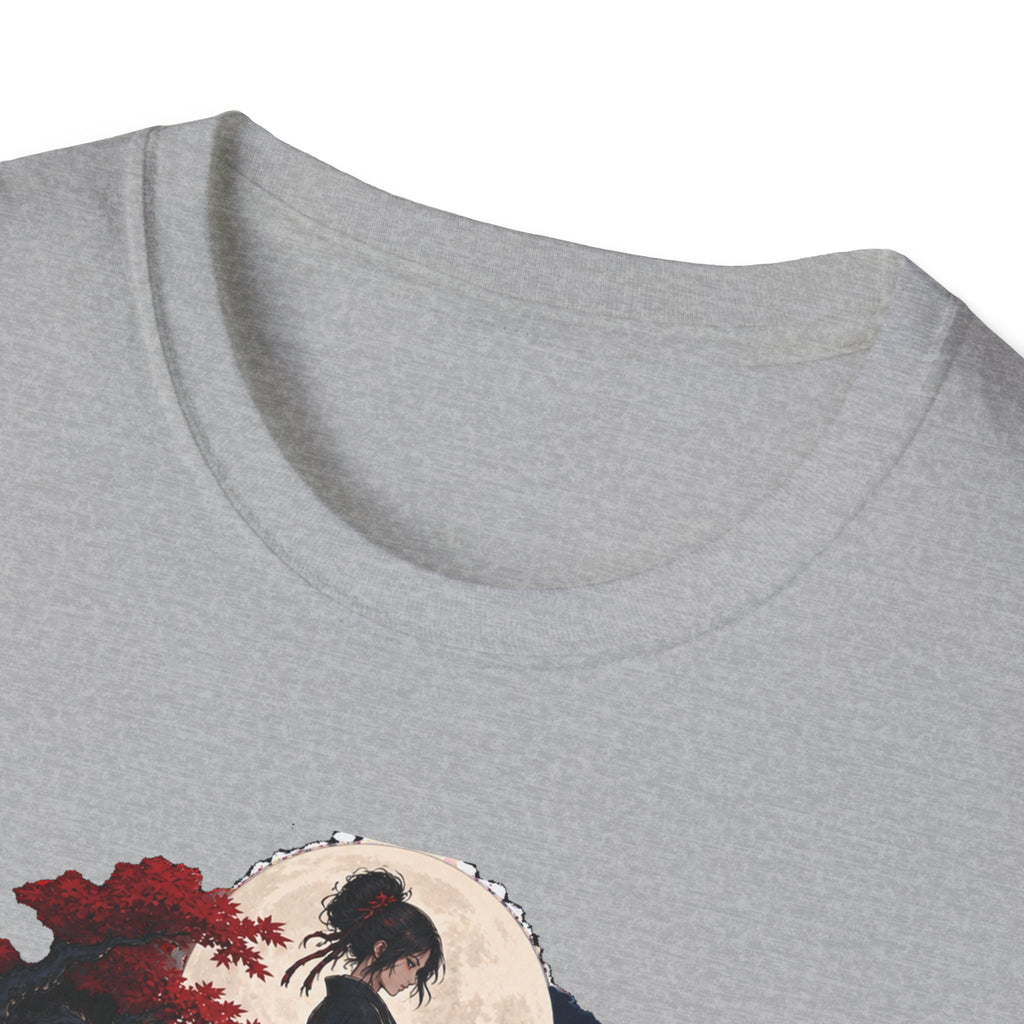 Reflection of a Monster | Moonlit Wolf Spirit T-Shirt | Samurai Silhouette Graphic Tee