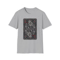 Queen of Hearts | Vintage | Playing Card | Grey Scale Tee