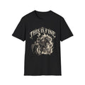 This Is Fine Skeleton | Dark Humour Graphic Tee
