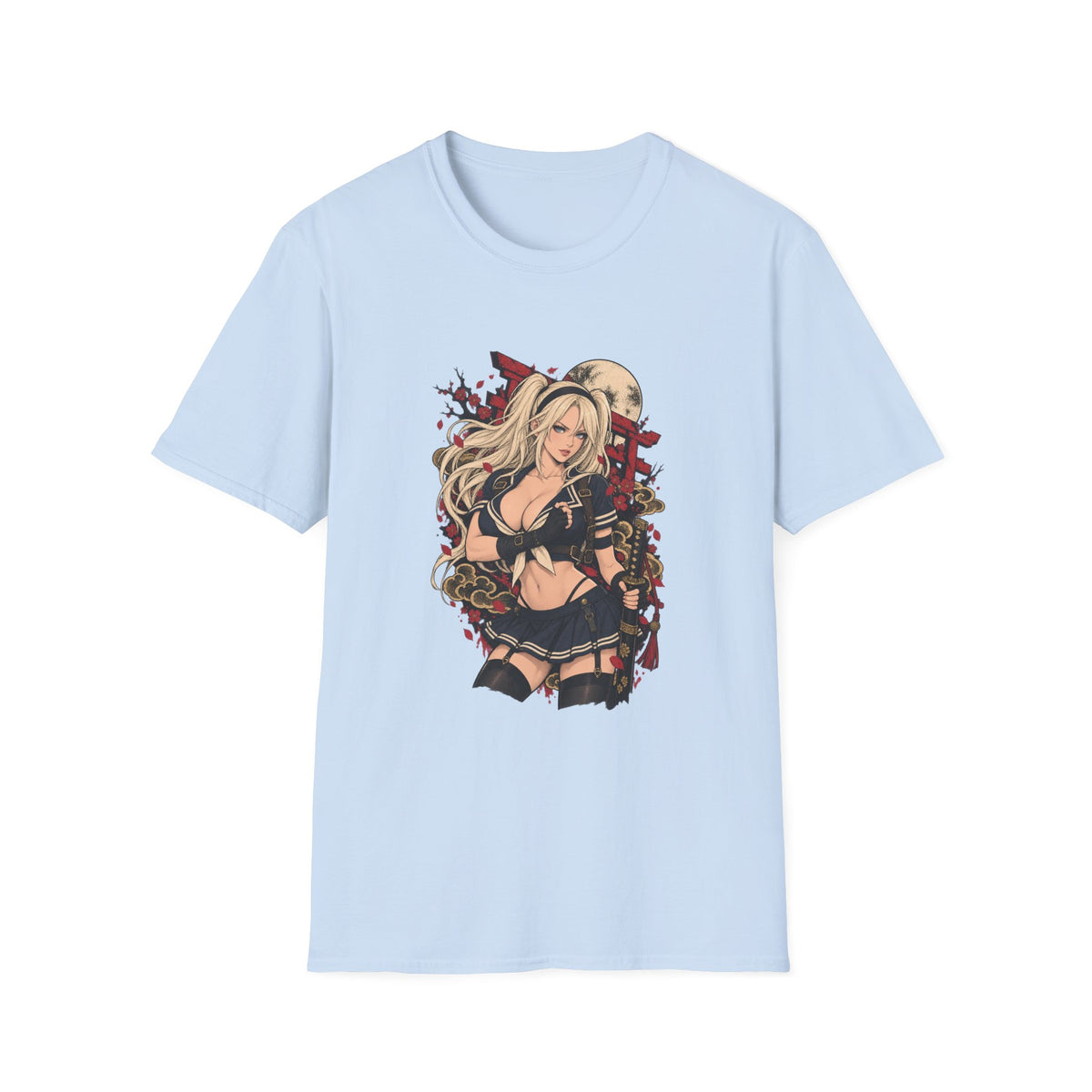 Babydoll | Pinup Japanese Anime Samurai Girl | Sucker Punch T-Shirt
