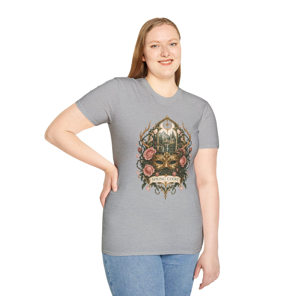 Spring Court | ACOTAR Book Floral Masquerade T-Shirt