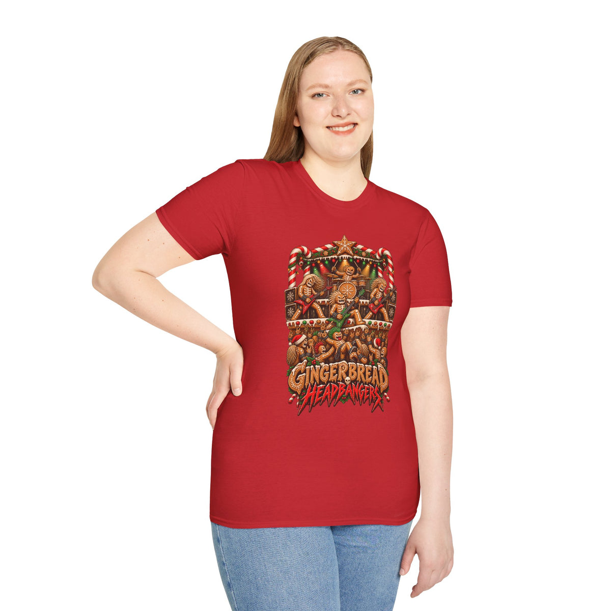 Gingerbread Headbangers | Christmas T-Shirt