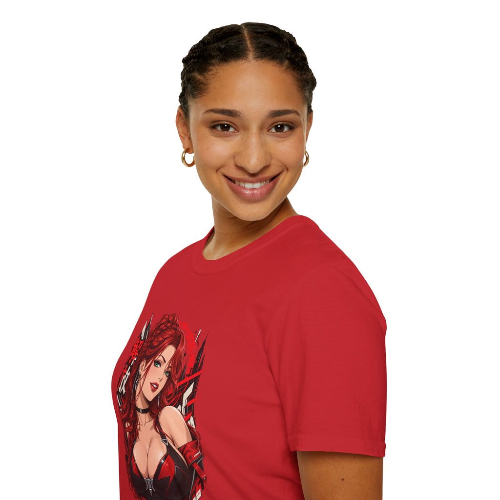 Red Widow | Sexy Anime Pin Up Girl | Waifu T-Shirt