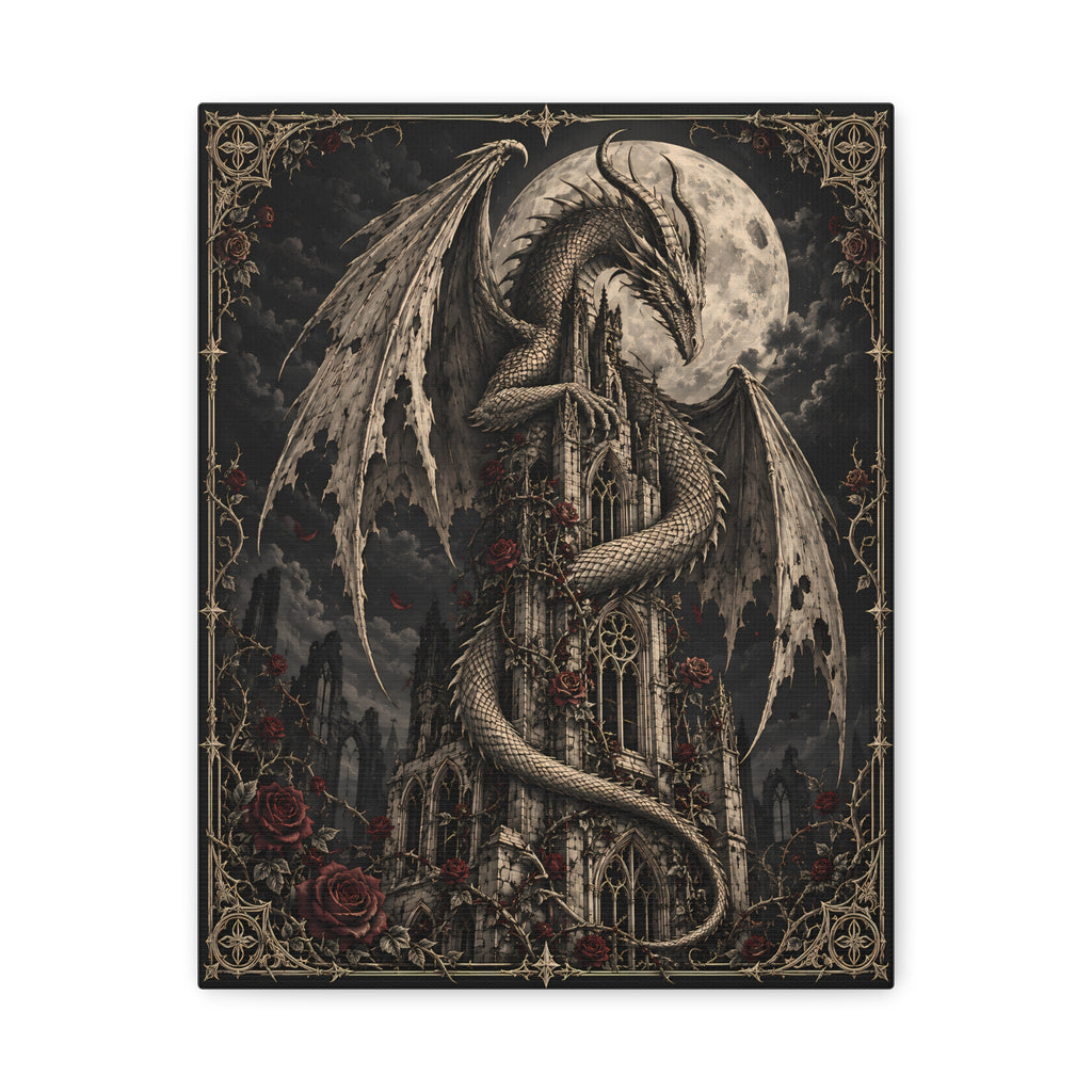 Canvas | Dragon Tower Matte | Occult Wall Art