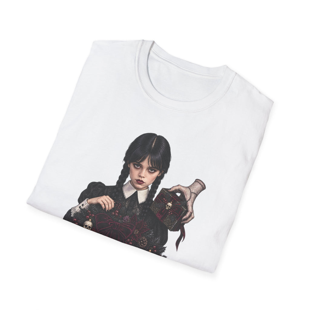 Wednesday Addams | Gothic Chrismtas Portrait T-Shirt
