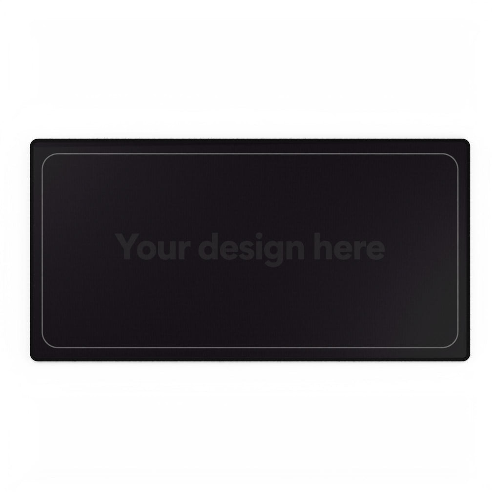 Customisable Black Extended Desk Mat | Large Gaming & Office Mousepad