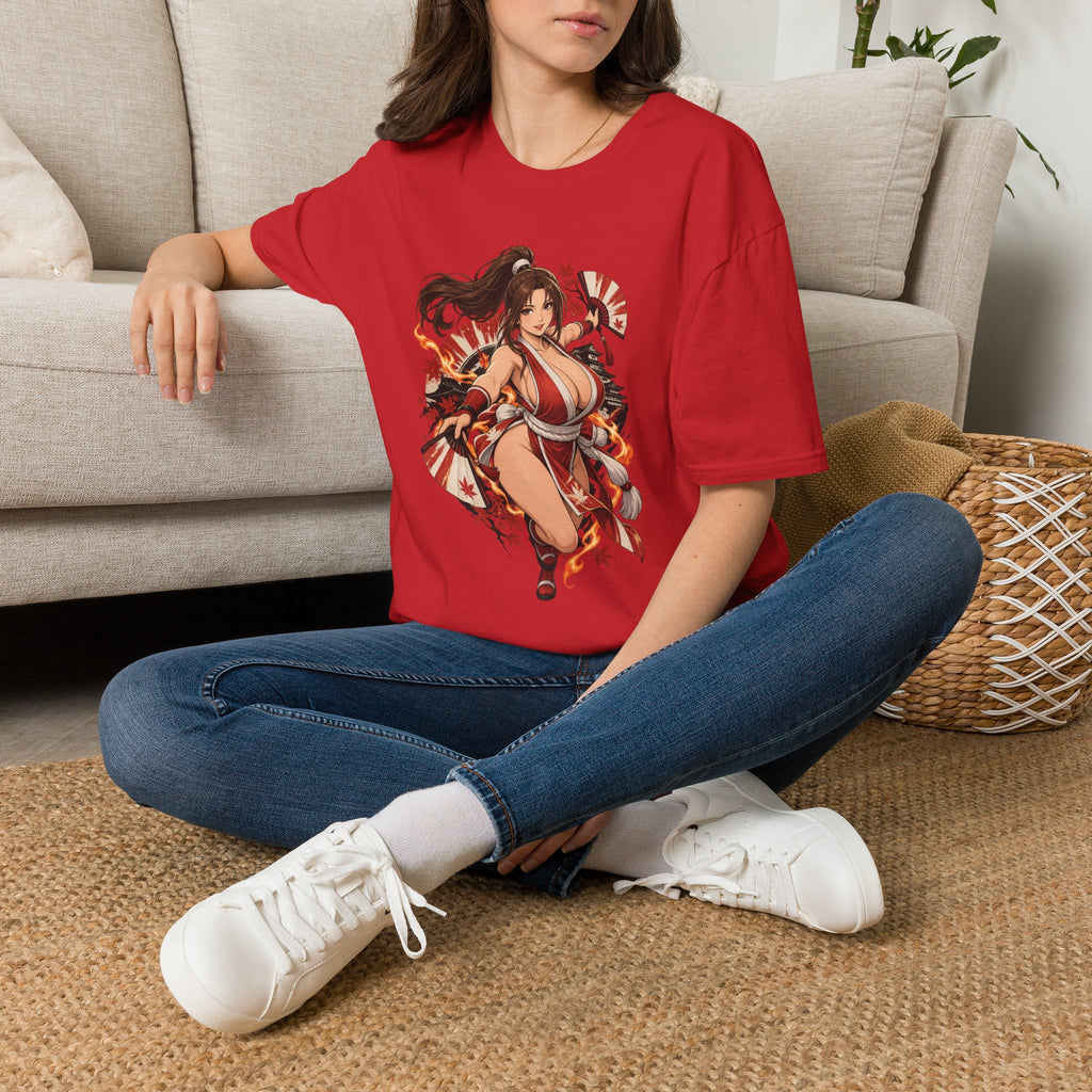 Mai Shiranui | Fatal Fury | Anime Style Pin up Girl Warrior T-Shirt