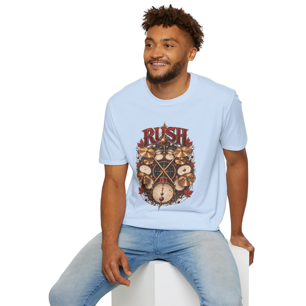 Rush | Rhythm of the Cosmos | Drummer Graphic Prog Band T-Shirt