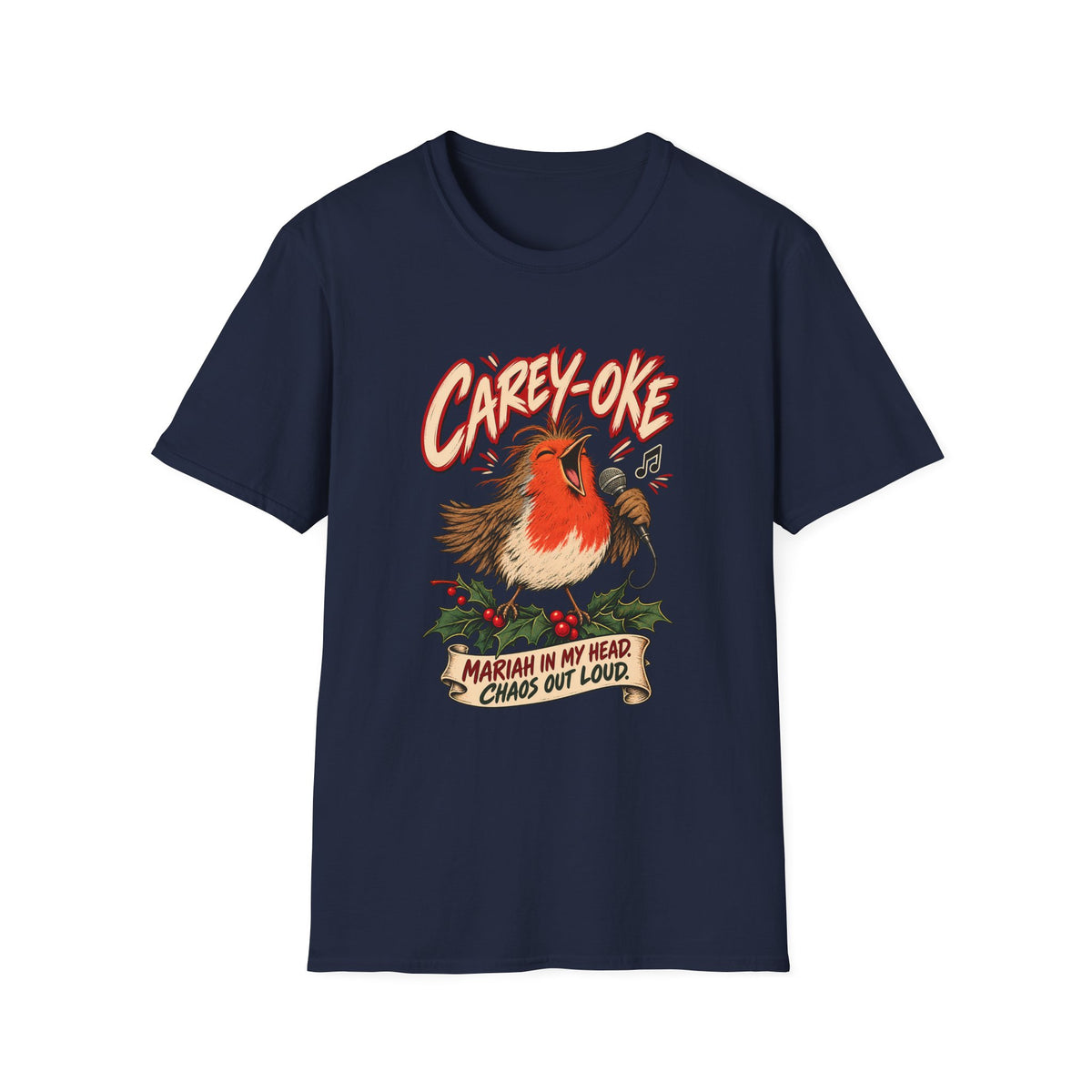 Robin 'Carey-oke' T-Shirt | Mariah in My Head Funny Holiday Tee