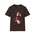 The Seducer | Sexy Black Haired Pony Tail Pin Up Girl Graphic Shirt