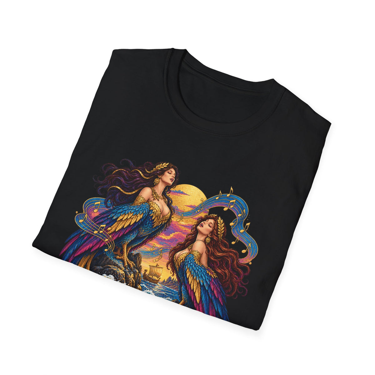Sirens Greek Mythology T-Shirt, Odyssey Beware the Beautiful Song