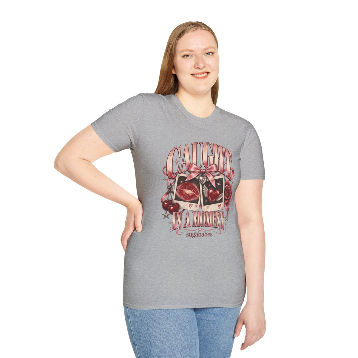 Caught In A Moment | Sugababes | Vintage Heart Polaroid Graphic Tee