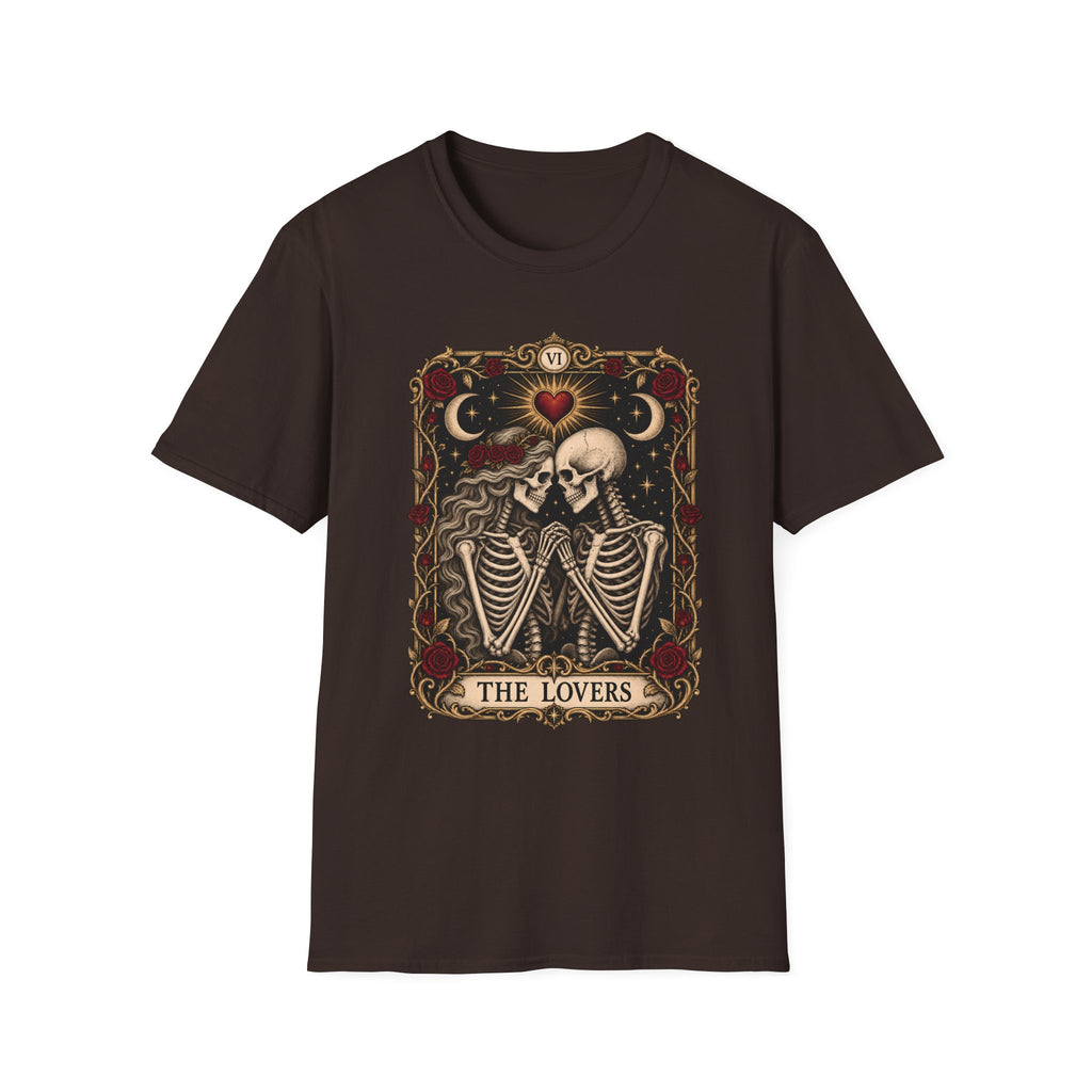 The Lovers | Skeleton Tarot | Gothic Vintage Romance Tee