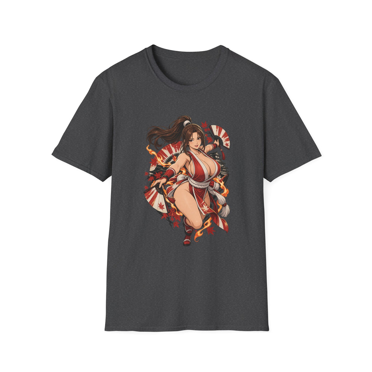 Mai Shiranui | Fatal Fury | Anime Style Pin up Girl Warrior T-Shirt