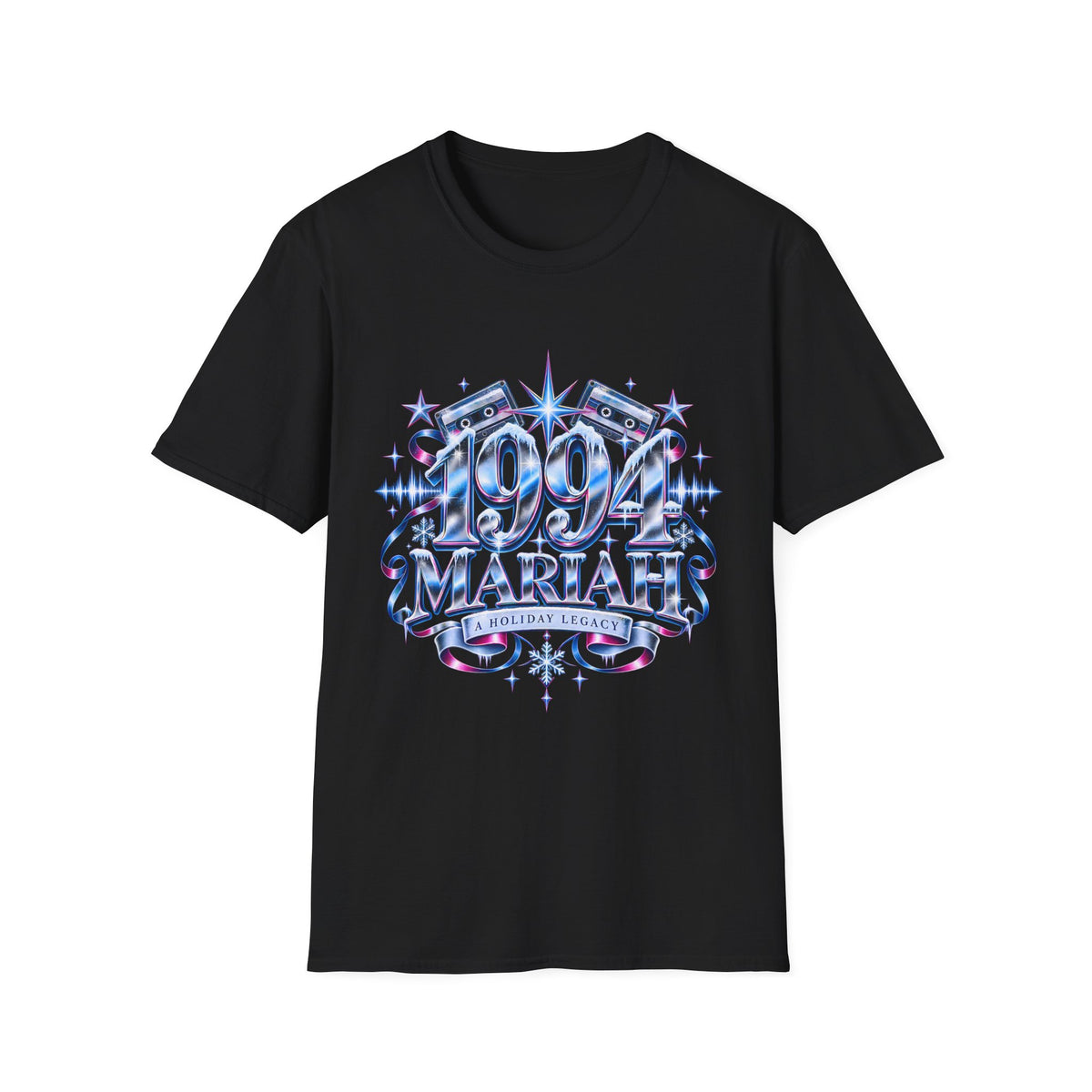 1990s Mariah Carey Graphic T-Shirt | Retro Cassette Pop Vintage Tour Style