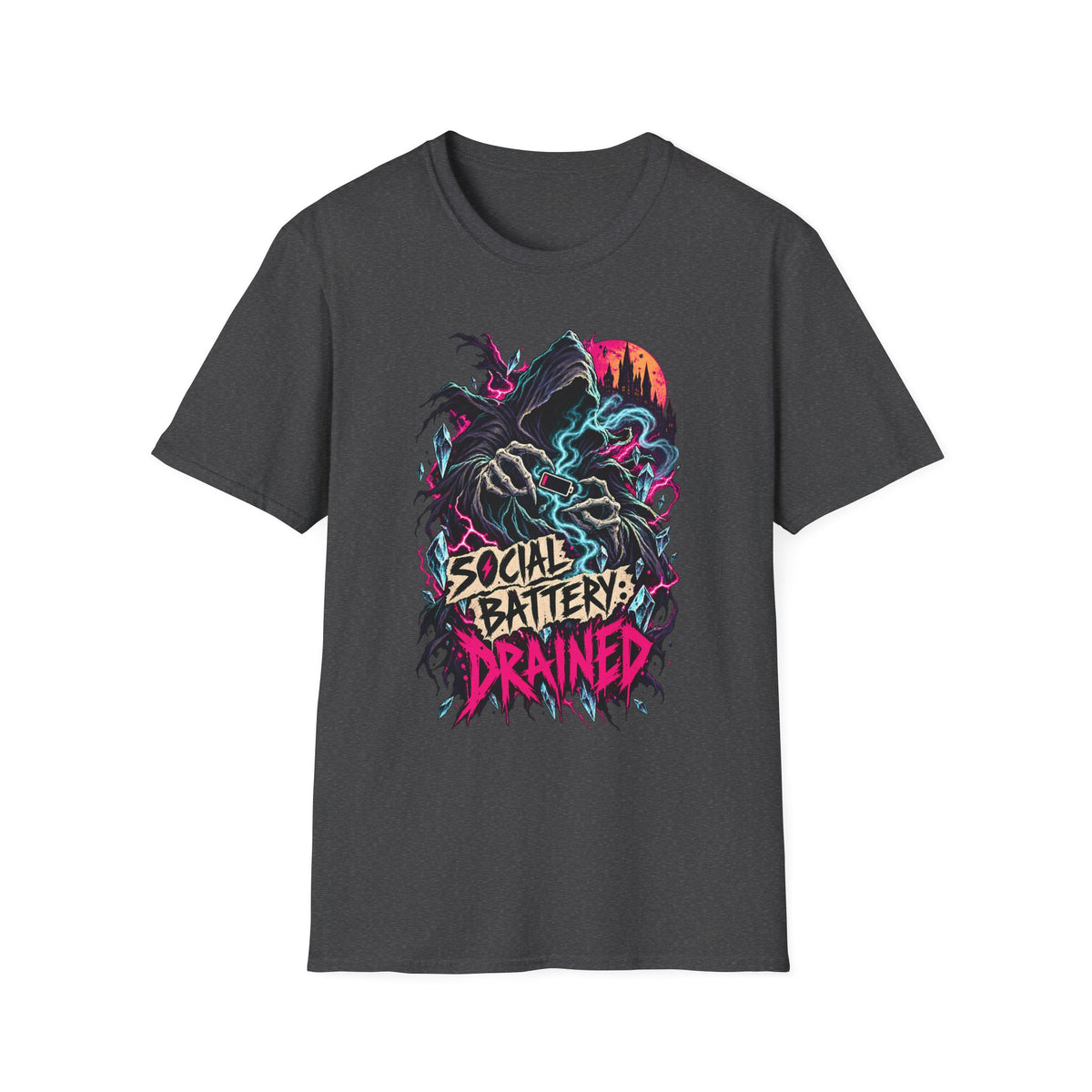 Socially Drained | Dementor | Harry Potter Graphic Tee