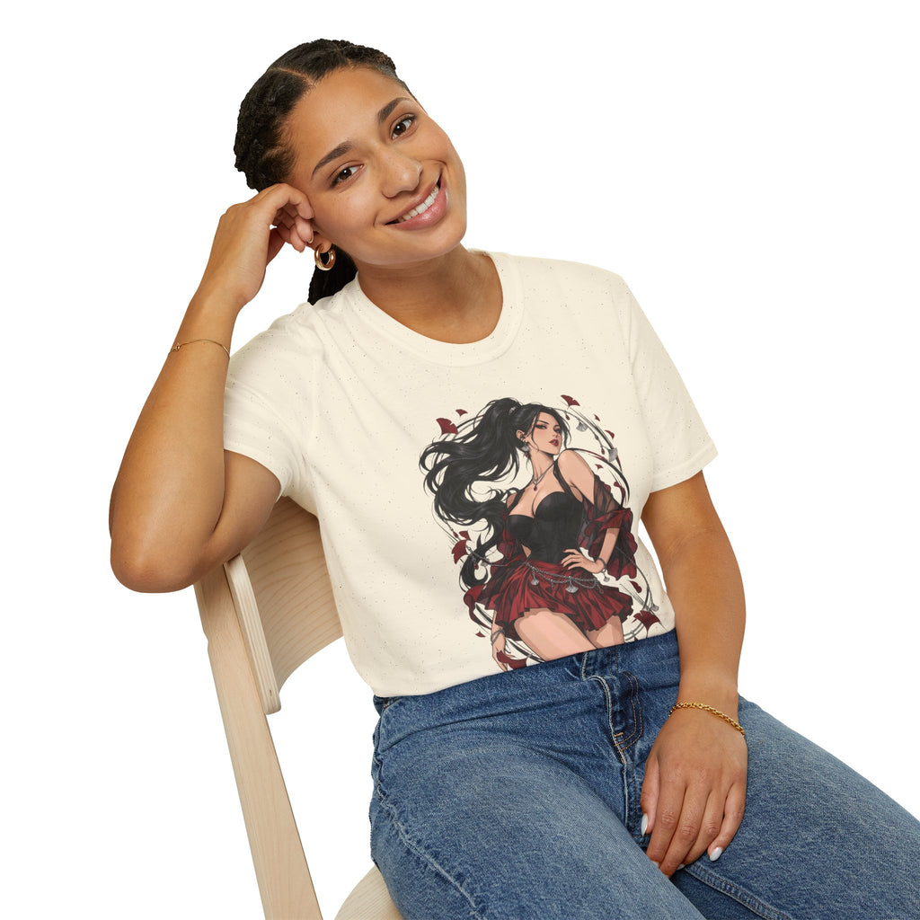 Victoria | Japanese Anime Style Sexy Pin Up Girl Graphic Shirt