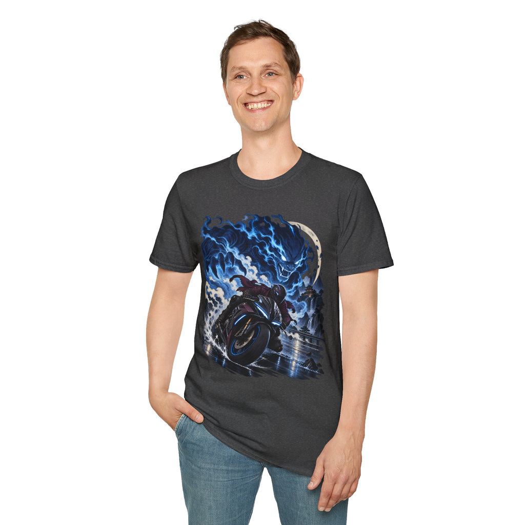 Demon of the Storm | Night Rider | Japanese Urban Motorcycle Tee
