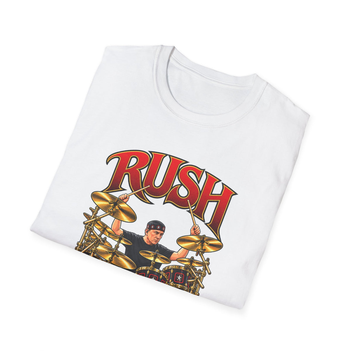 Rush | Neil Peart Drum Solo | Prog Rock Drummer Graphic T-Shirt