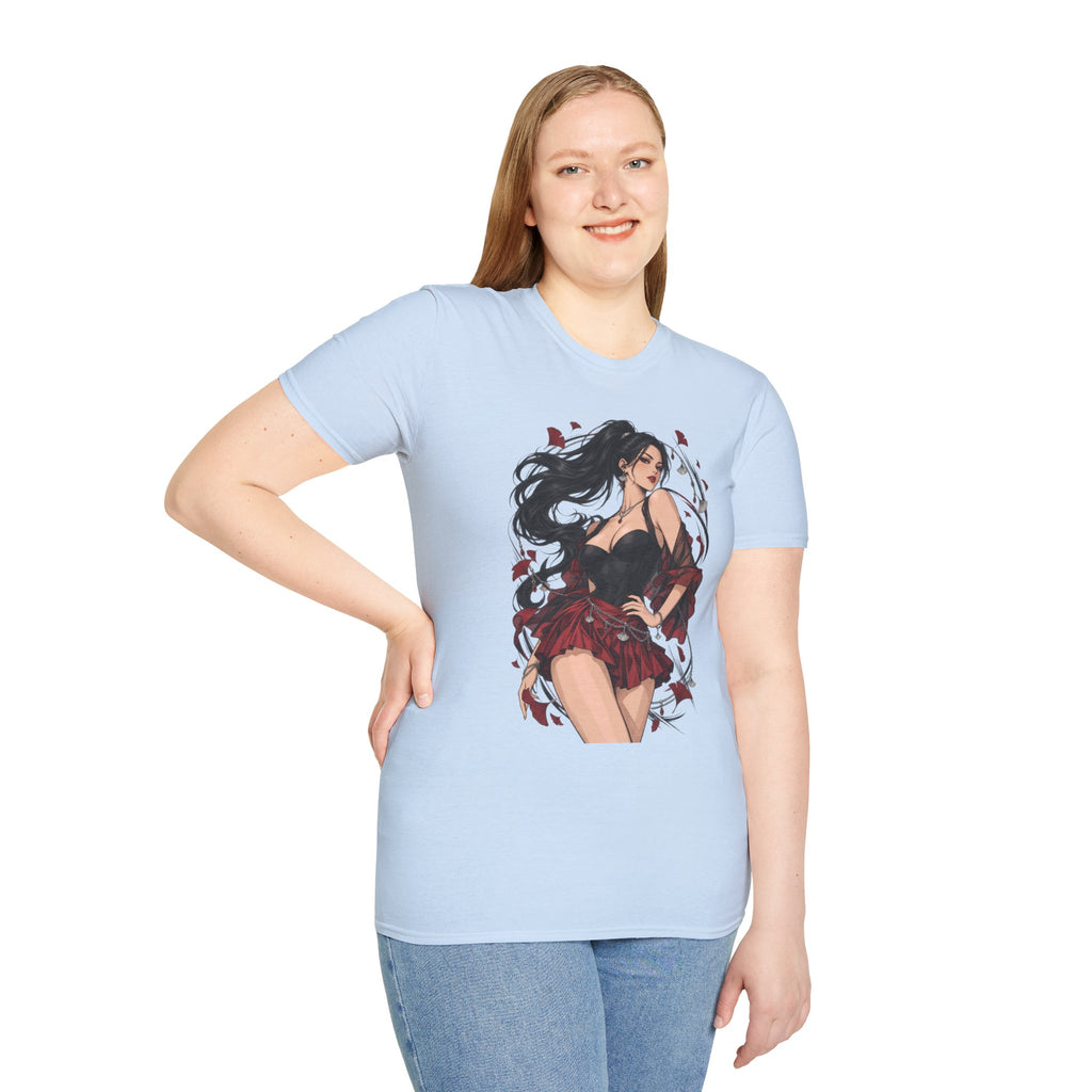 Victoria | Japanese Anime Style Sexy Pin Up Girl Graphic Shirt