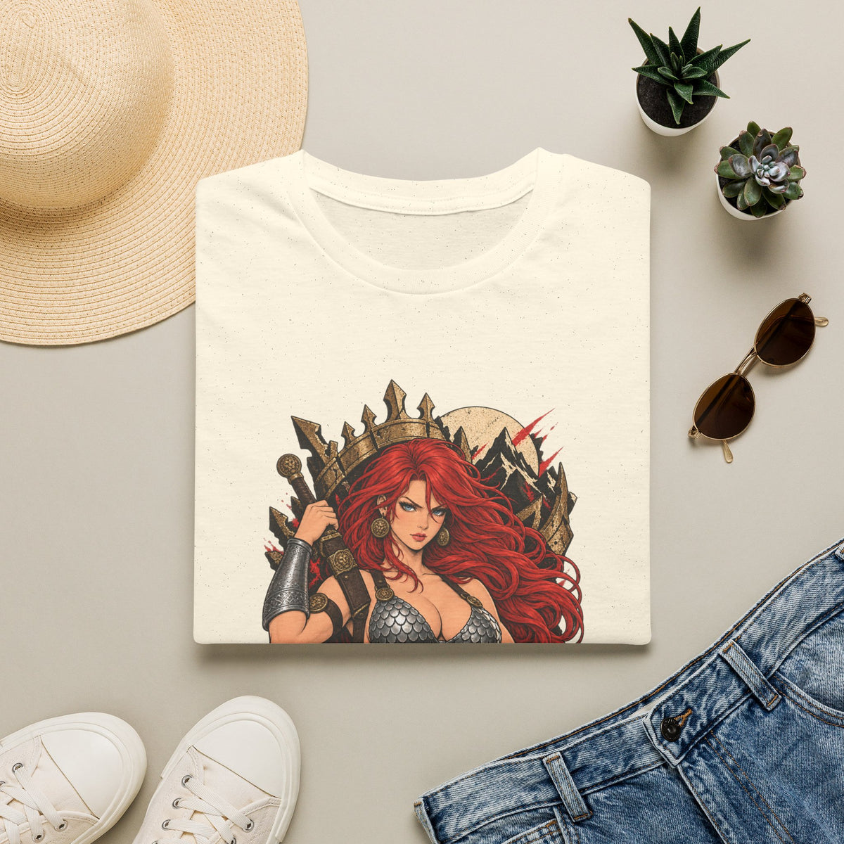 Red Sonja | Conan The Barbarian Pin Up Style Shirt
