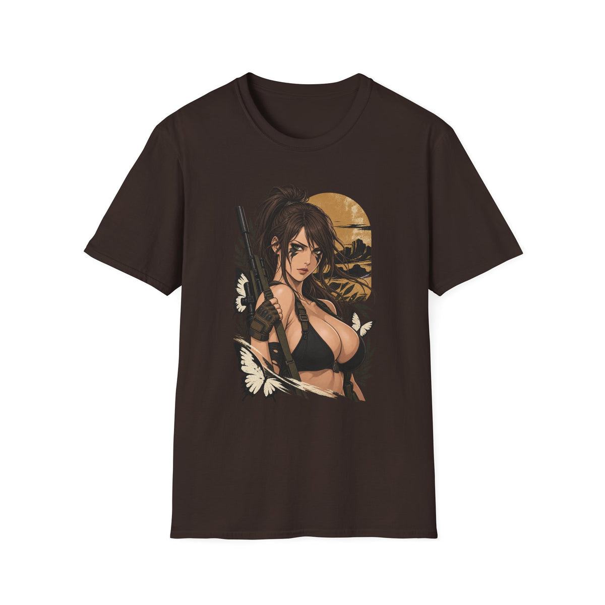 Quiet | Metal Gear | Anime Style Pin Up Gamer Girl T Shirt