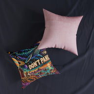 Don't Panic Sci Fi Space Whale Cushion | Decorative Sofa Pillow